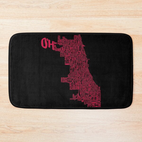 Item preview, Chicago Neighborhoods in Red designed and sold by samvschantz.