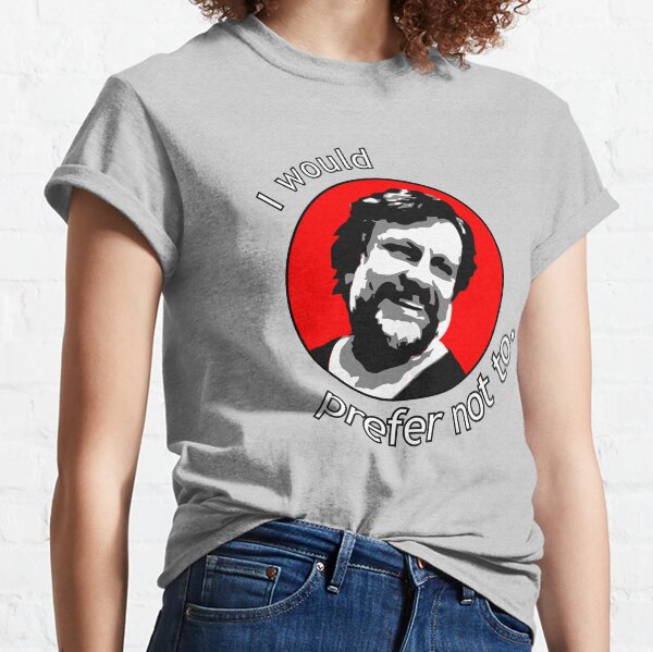Vista previa del artículo con la obra «Zizek: Preferiría no hacerlo.», diseñado y vendido por flavioflavio.