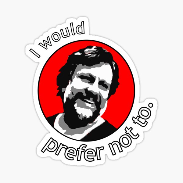 Vista previa del artículo con la obra «Zizek: Preferiría no hacerlo.», diseñado y vendido por flavioflavio.