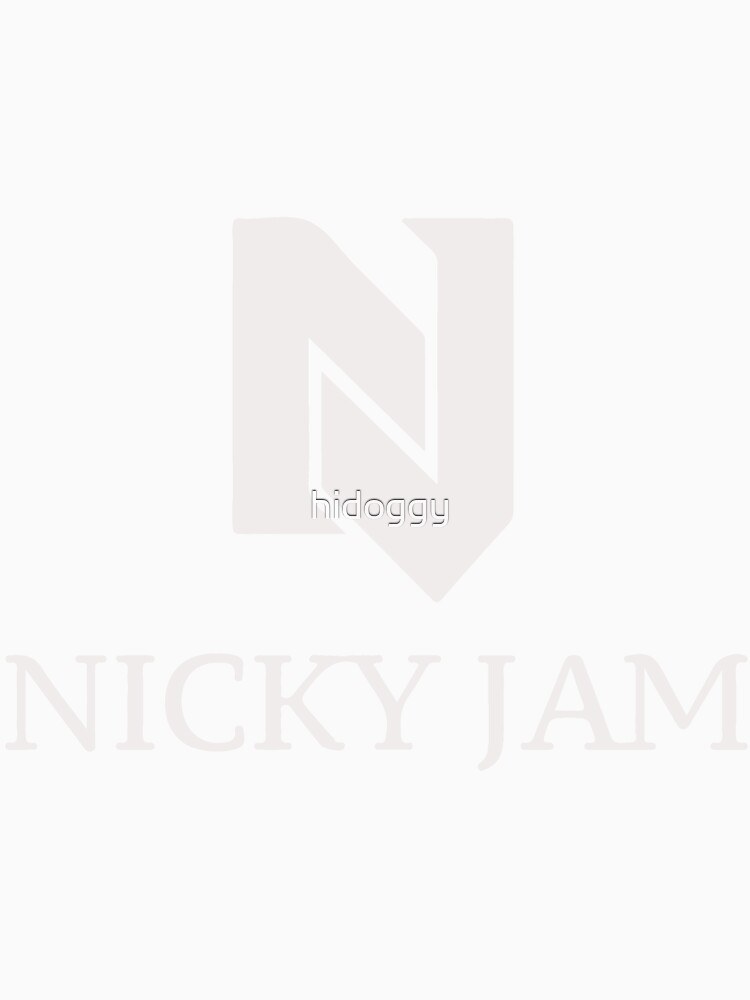 Nicky Jam Black T-Shirt Graphic T-Shirt Dress by hidoggy