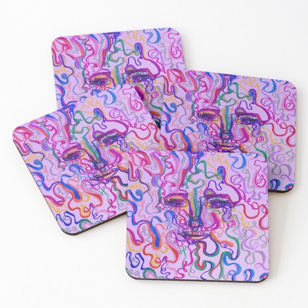 Item preview, Impresión de cara abstracta colorida designed and sold by Gigilorient.
