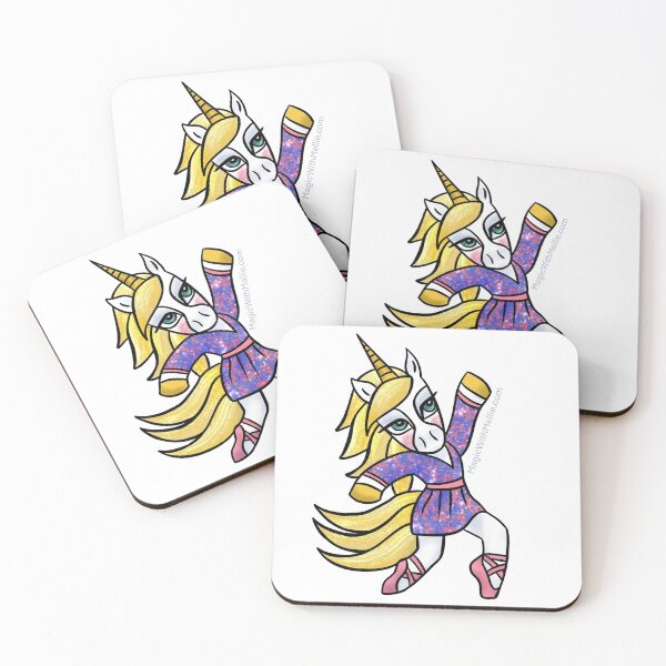 Item preview, Purple Dancer Unicorn - Original Illustration designed and sold by Melanie Test.