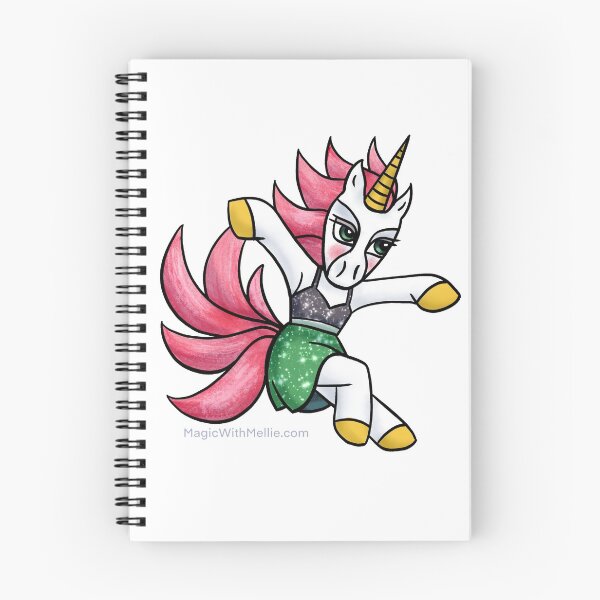 Item preview, Green + Grey Dancer Unicorn - Original Illustration designed and sold by Melanie Test.