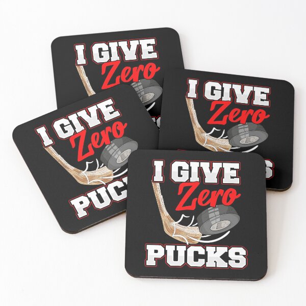 Item preview, I Give Zero Pucks Ice Hockey Players Sarcastic Pun designed and sold by perfectpresents.
