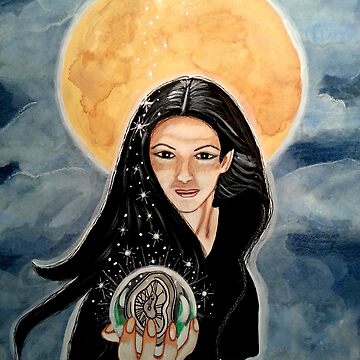 Artwork thumbnail, Witching Hour - Witch Art by Carol Ochs