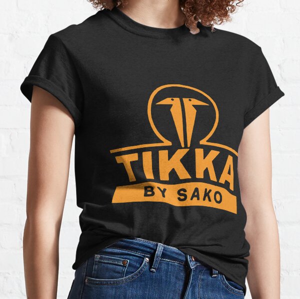tikka by sako Shotguns Hunting and Sporting Rifles logo Men t-shirt 