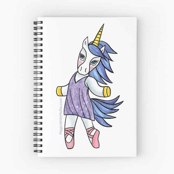 Item preview, Blue + Purple Dancer Unicorn - Original Illustration designed and sold by Melanie Test.
