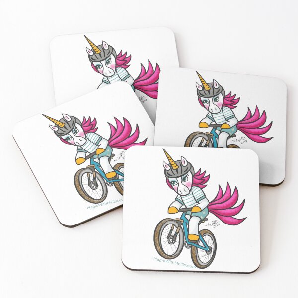 Item preview, Llama Shorts Mountain Biking MTB Unicorn - Original Illustration designed and sold by Melanie Test.