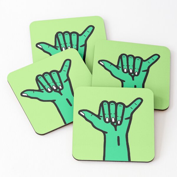 Item preview, green hand designed and sold by mostlikelymaria.