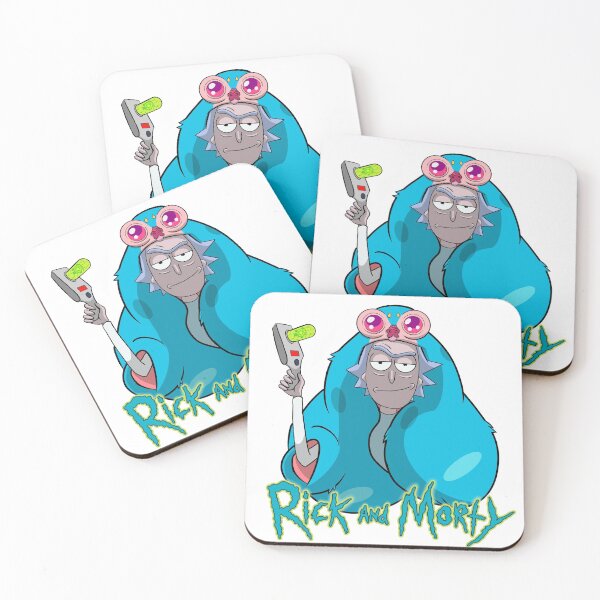 Beebo Fashion Statement - Rick & Morty Coasters (Set of 4)