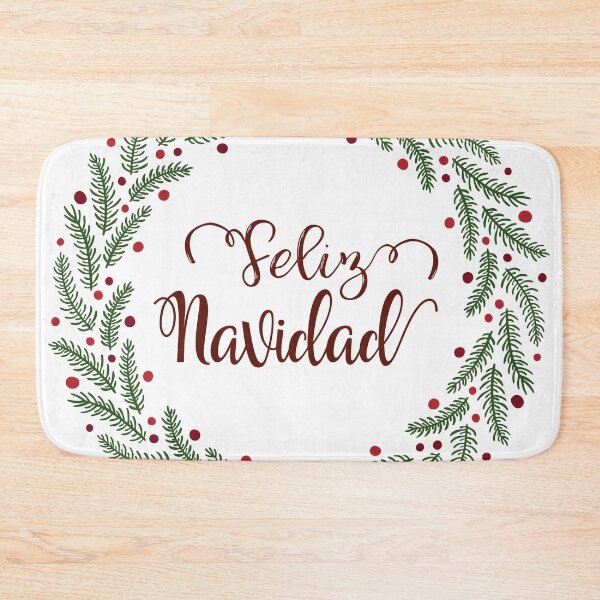 Item preview, Christmas holly lettering wreath designed and sold by HannaPaulina.
