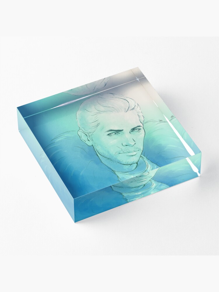 Alternate view of Commander - blu oltremare Acrylic Block