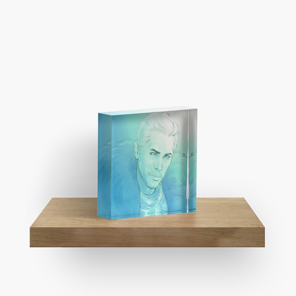 Commander - blu oltremare Acrylic Block