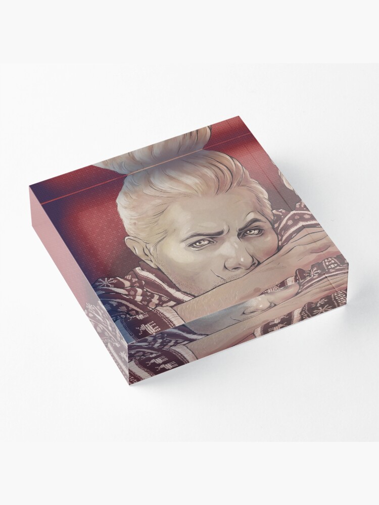 Alternate view of Xmas!Cullen Acrylic Block