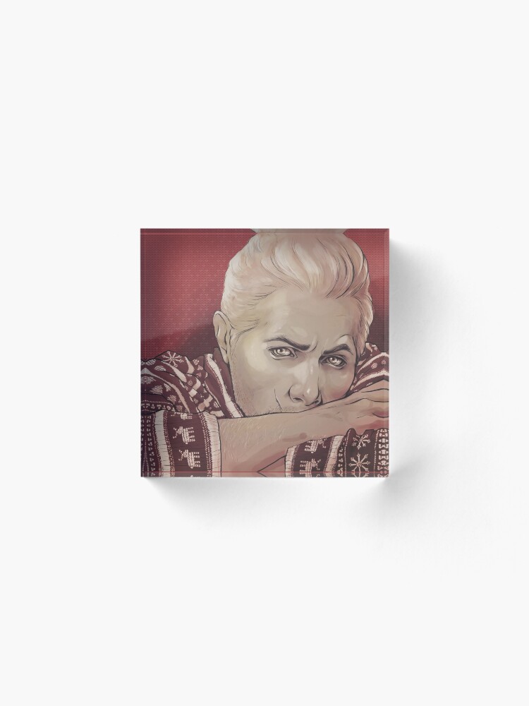 Alternate view of Xmas!Cullen Acrylic Block