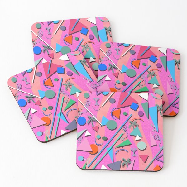 Item preview, 80s pop retro pattern 3 designed and sold by mikath.