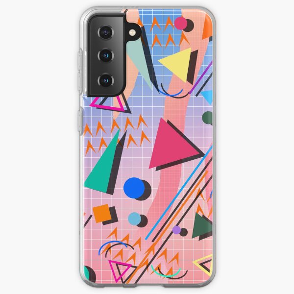 80s pop retro pattern 2 Samsung Galaxy Soft Case