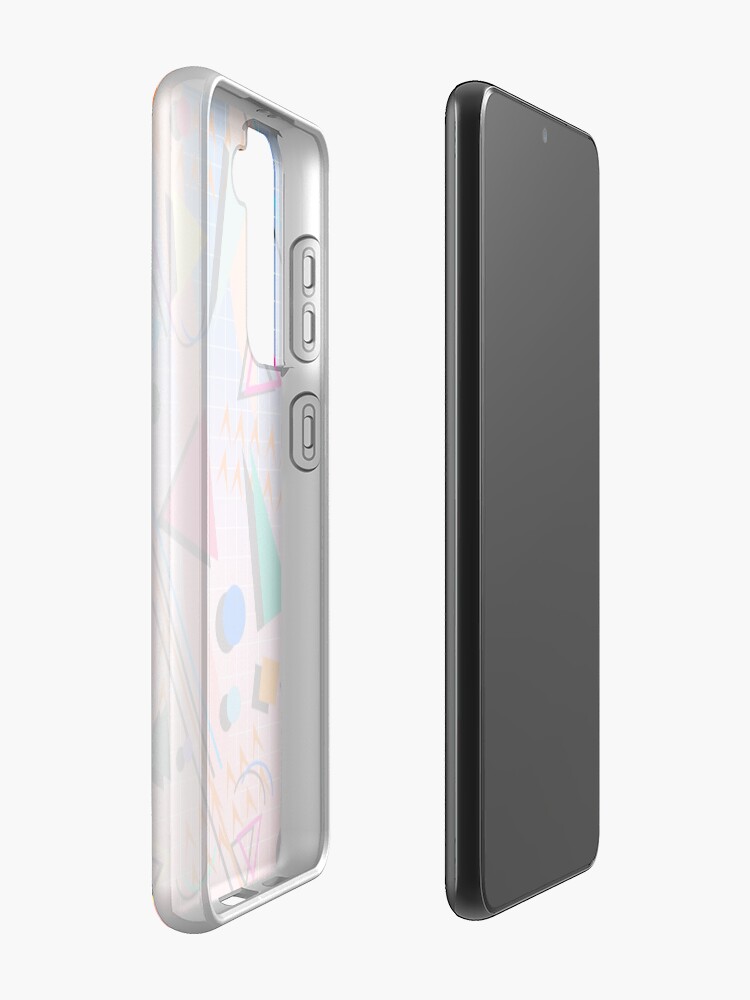 Alternate view of 80s pop retro pattern 2 Samsung Galaxy Phone Case