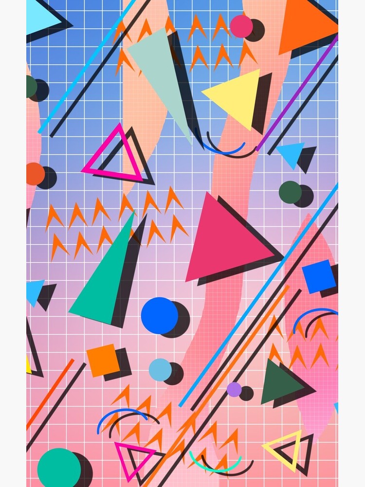 80s pop retro pattern 2 by mikath