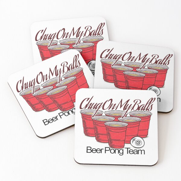 Item preview, Chug On My Balls - Beer Pong Team designed and sold by crazy-s-factory.