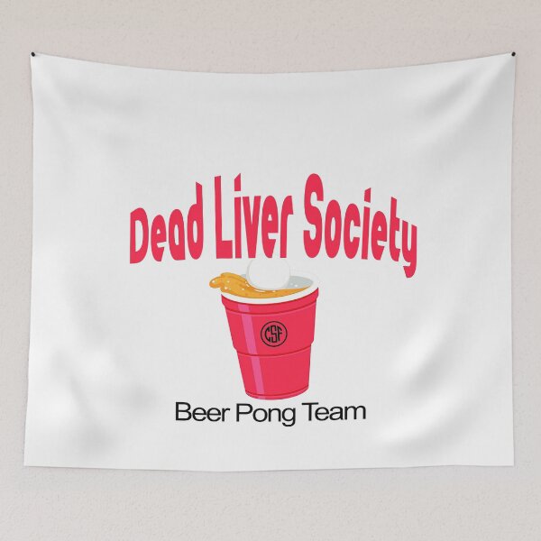 Item preview, Dead Liver Society - Beer Pong Team designed and sold by crazy-s-factory.