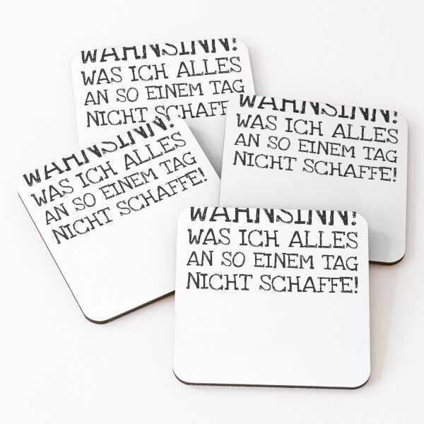 Artikelvorschau, Wahnsinn! Was Ich Alles An So Einem Tag Nicht Sch entworfen und verkauft von The5thDesign.