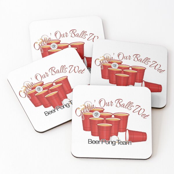 Item preview, Gettin Our Balls Wet - Beer Pong Team designed and sold by crazy-s-factory.