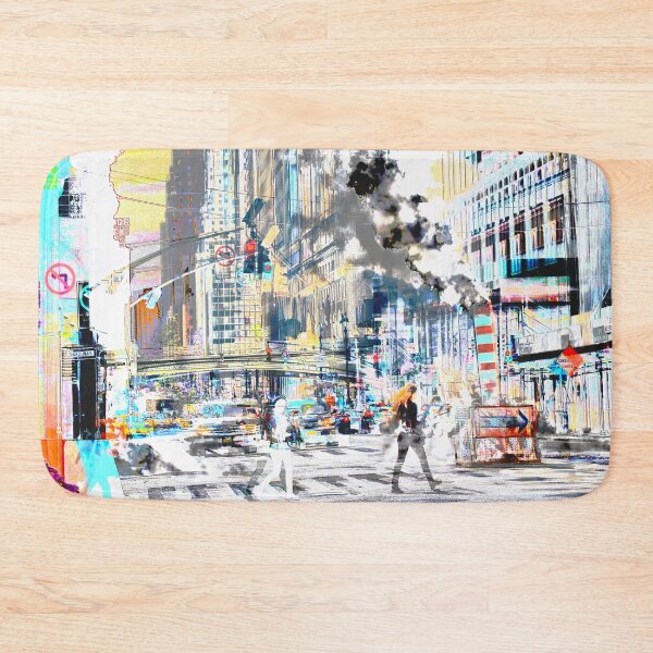 Item preview, Walk in a Manhattan street designed and sold by FrancoisVeillet.