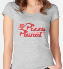 Pizza Planet shirt – Toy Story, Woody, Buzz Women's Fitted Scoop T-Shirt