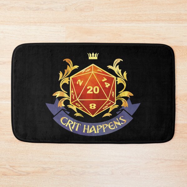 Item preview, Crit Happens Natural 20 designed and sold by D20Tees.