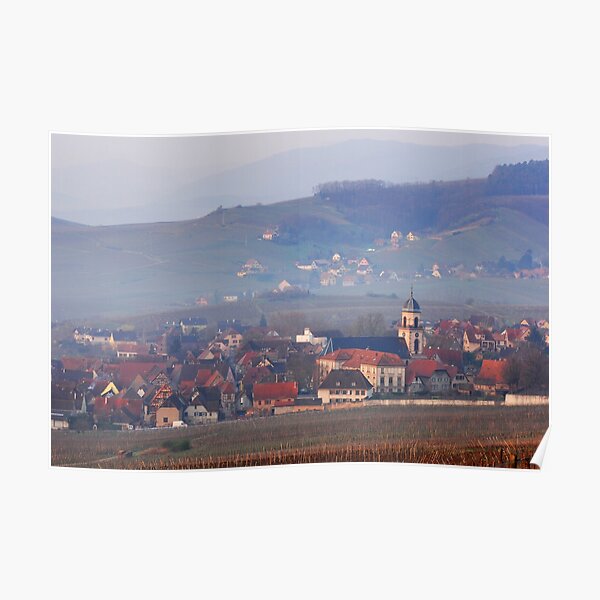 Village de Saint-Hippolyte Poster