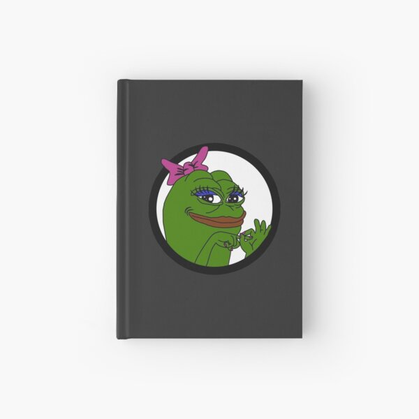 Cute Pepe Hardcover Journals Redbubble - pepe planet roblox