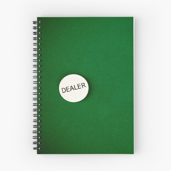 Item preview, Dealer token on green game table for Poker designed and sold by PhotoPrintON.
