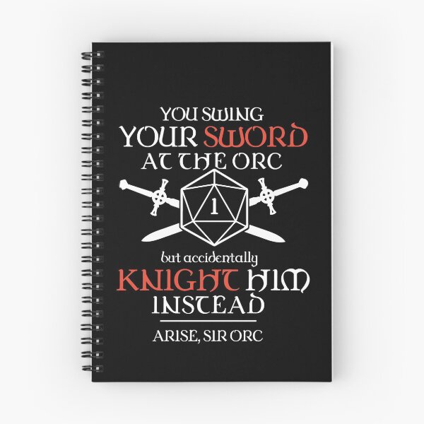 Item preview, Arise Sir Orc D20 Critical Failure designed and sold by D20Tees.