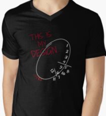 This is my Design. Men's V-Neck T-Shirt