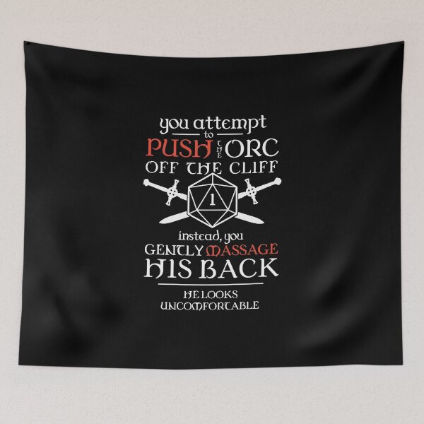 Item preview, Orc Massage D20 Critical Failure designed and sold by D20Tees.