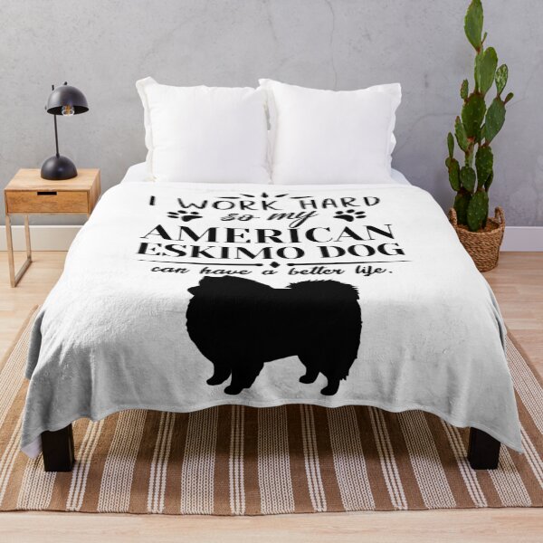 Item preview, I work hard, so my American Eskimo Dog can have a better life, funny dog design designed and sold by HEJAshirts.