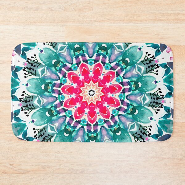 Item preview, WATERCOLOR FLORAL MANDALA designed and sold by nikamartinez.