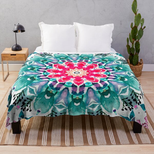 Item preview, WATERCOLOR FLORAL MANDALA designed and sold by nikamartinez.