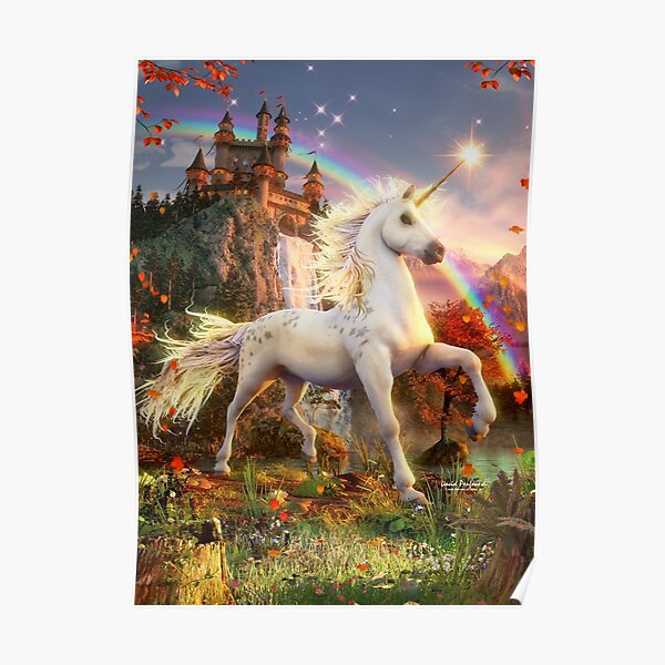 Unicorn Posters Redbubble - roblox creatures tycoon unicorn