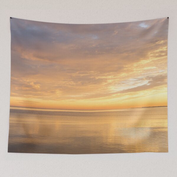 Item preview, Multicoloured Silk and Cotton - Luscious Dawn over Water designed and sold by Georgia Mizuleva.