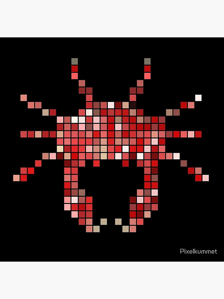 Pixel Art Crab Acrylic Block For Sale By Pixelkummet Redbubble