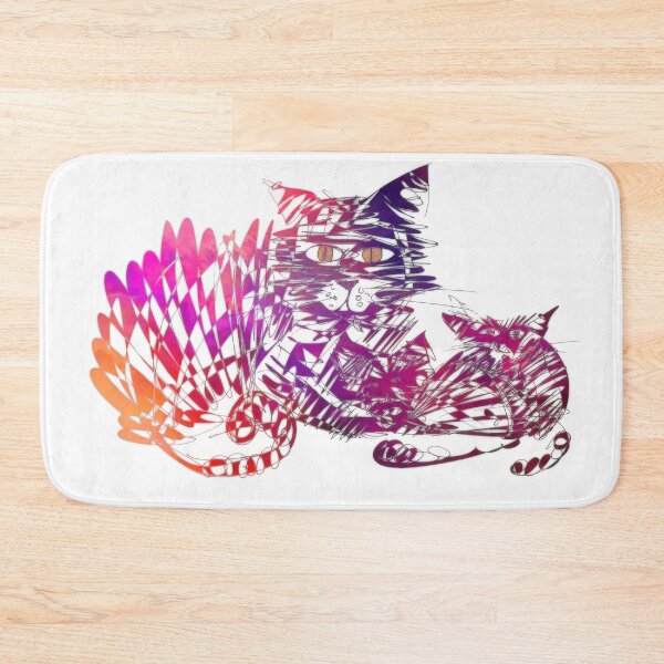 Item preview, Three cats purple designed and sold by JBJart.