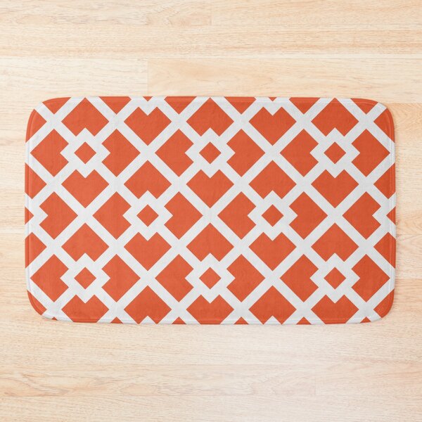 Item preview, Orange & White Squares designed and sold by dallastxart.