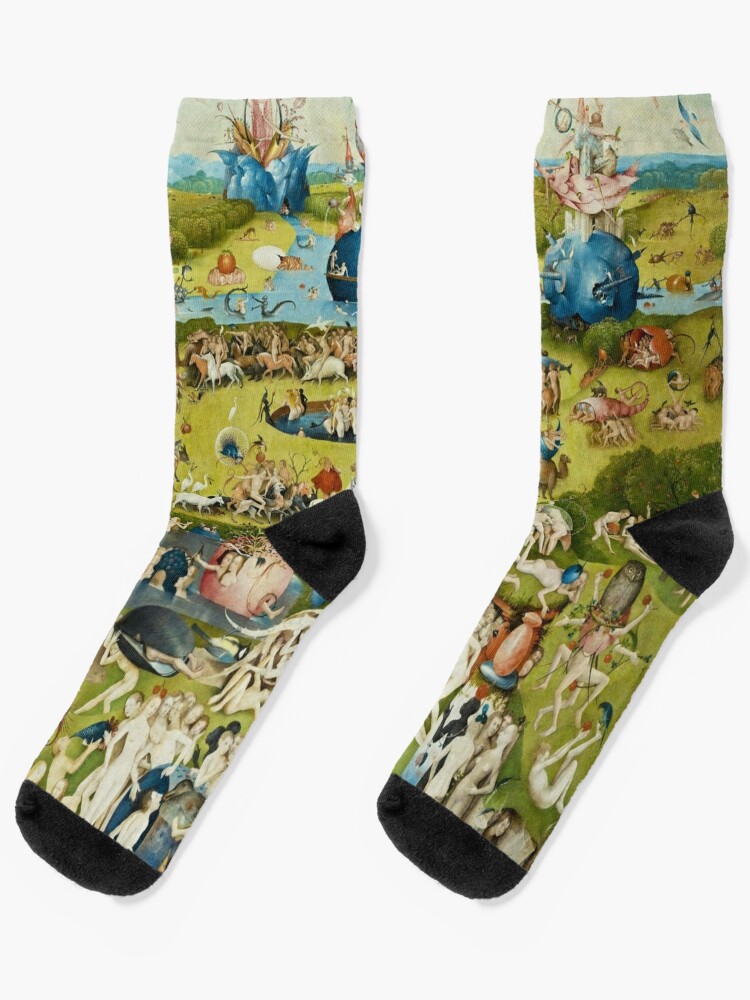 Hieronymus Bosch Garden Of Earthly Delights Poster Socks By