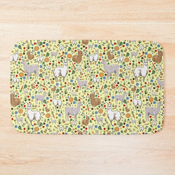 Item preview, Llamas in Yellow designed and sold by Nemki.