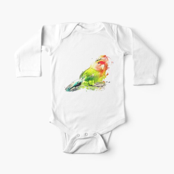 Lovebird Long Sleeve Baby One-Piece