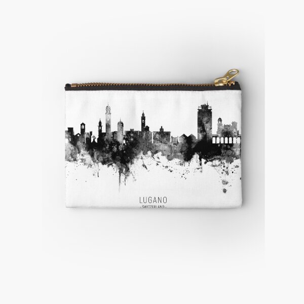 Item preview, Lugano Switzerland Skyline designed and sold by ArtPrints.