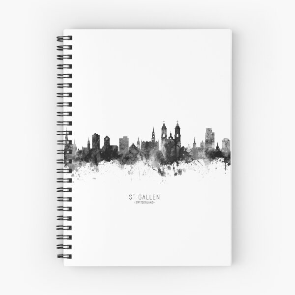 Item preview, St Gallen Switzerland Skyline designed and sold by ArtPrints.