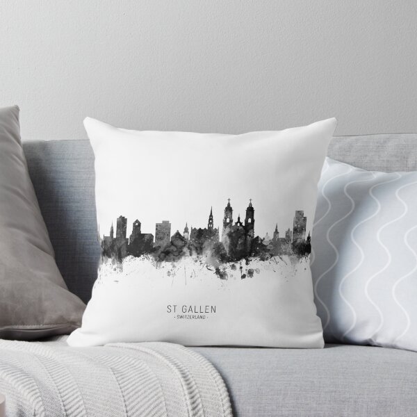 Item preview, St Gallen Switzerland Skyline designed and sold by ArtPrints.